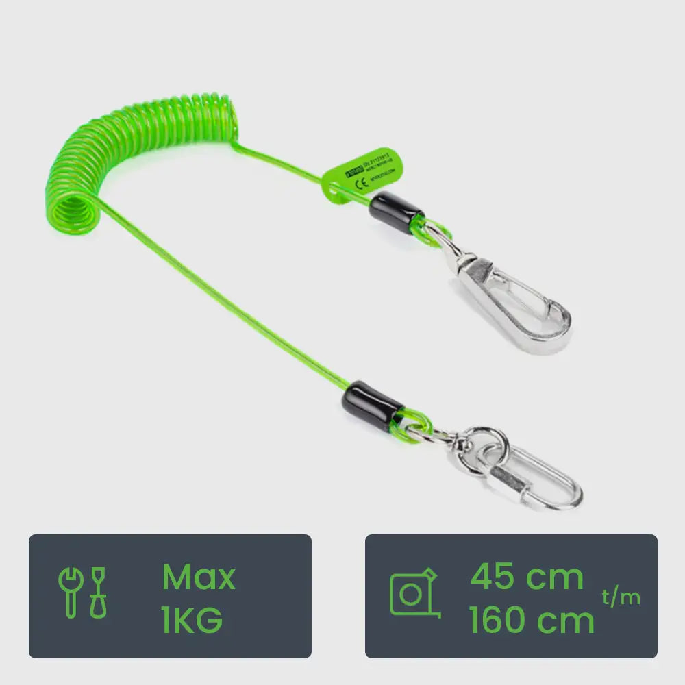 NLG Lichtgewicht coil lanyard