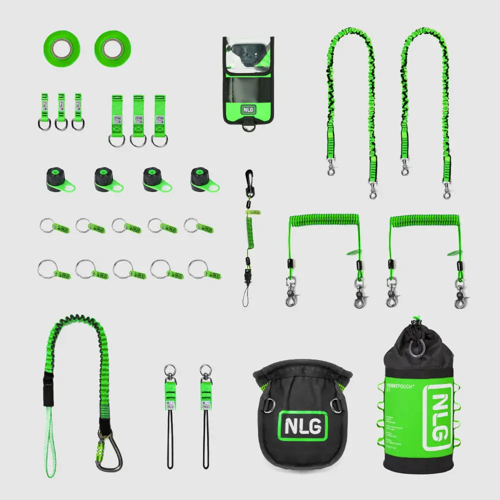 NLG Telecom Tether kit | Complete valbeveiliging voor tools op hoogte
